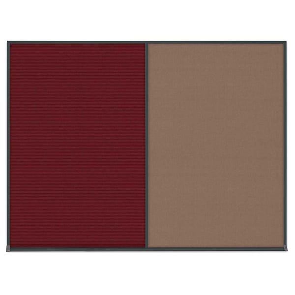 Triple Door Radius Plus Corkboard, 96" x